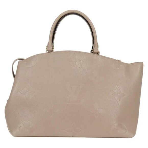 LOUIS VUITTON Monogram Empreinte Grand Palais MM Bag Beige M45833 LV Auth PP672M - Picture 2 of 16